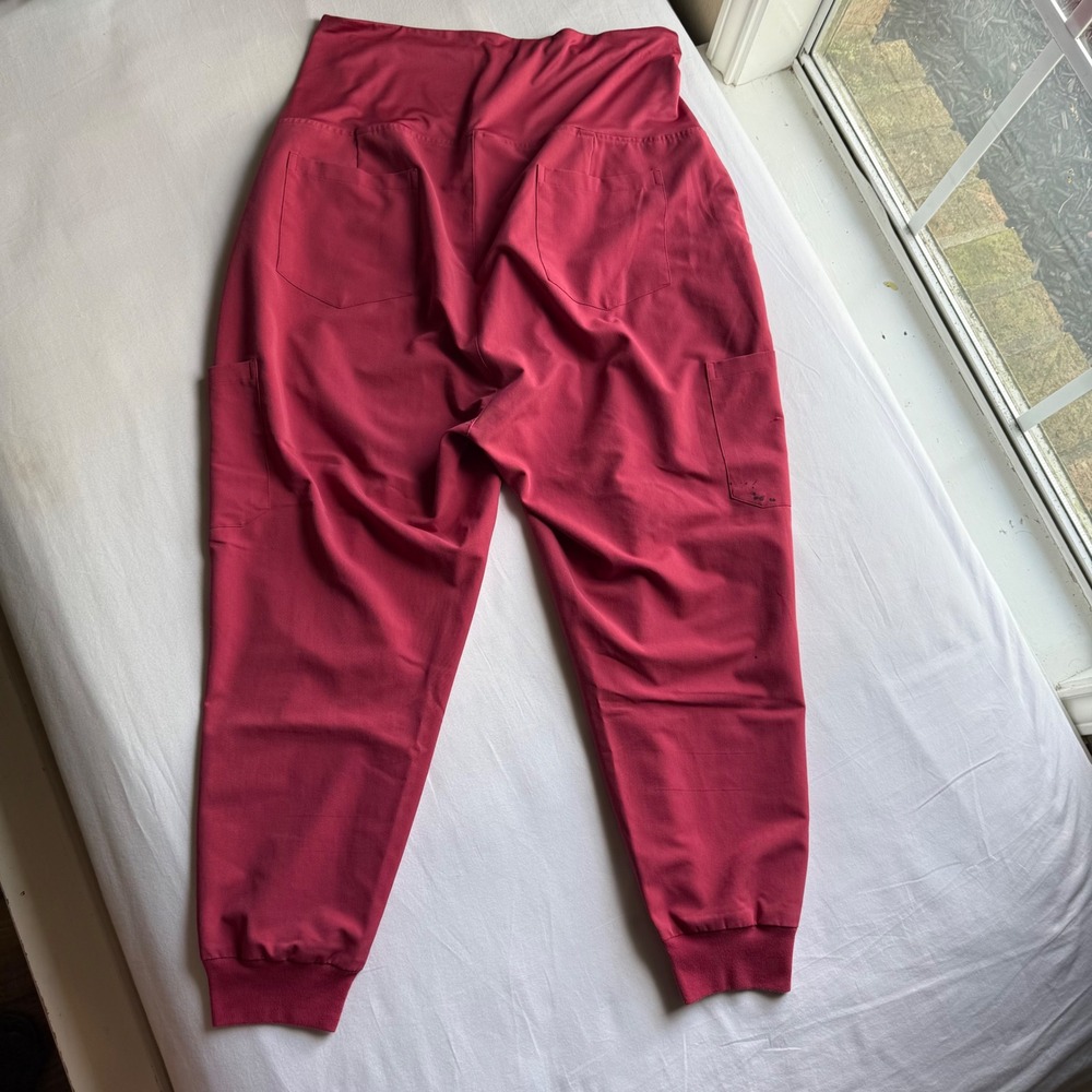 Mandala Equa-Tek Yoga Scrub Pants Joggers Lot of 2 Bundle XL Petite Maternity - Picture 8 of 14